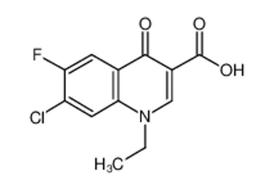 Picture of 7-Chloro-1-ethyl-6-fluoro-1,4-dihydro-4-oxoquinoline-3-carboxylic acid