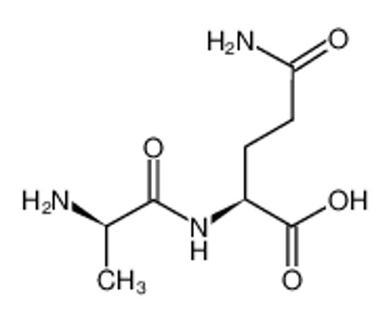 Picture of (2S)-5-amino-2-[[(2R)-2-aminopropanoyl]amino]-5-oxopentanoic acid