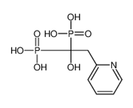 Picture of (1-hydroxy-1-phosphono-2-pyridin-2-ylethyl)phosphonic acid