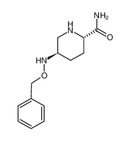 Picture of (2S,5R)-5-(benzyloxyamino)-piperidine-2-carboxylic acid amide