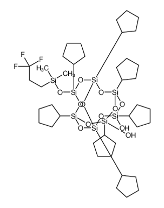 Picture of [[Dimethyl(trifluoromethyl)ethyl]silyloxy]heptacyclopentyltricycloheptasiloxanediol