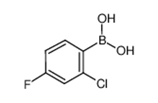 Picture of (2-chloro-4-fluorophenyl)boronic acid