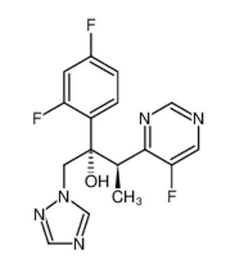 Picture of (2S,3R)-2-(2,4-Difluorophenyl)-3-(5-fluoropyrimidin-4-yl)-1-(1H-1,2,4-triazol-1-yl)butan-2-ol