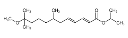 Show details for isopropyl 11-methoxy-3,7,11-trimethyldodeca-2,4-dienoate