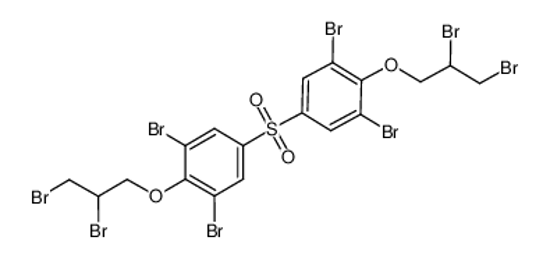 Picture of 1,3-dibromo-5-[3,5-dibromo-4-(2,3-dibromopropoxy)phenyl]sulfonyl-2-(2,3-dibromopropoxy)benzene