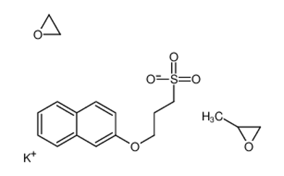 Show details for potassium,2-methyloxirane,3-naphthalen-2-yloxypropane-1-sulfonate,oxirane