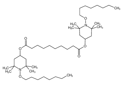 Picture of Bis-(1-octyloxy-2,2,6,6-tetramethyl-4-piperidinyl) sebacate