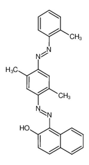 Picture of (1Z)-1-[[2,5-dimethyl-4-[(2-methylphenyl)diazenyl]phenyl]hydrazinylidene]naphthalen-2-one