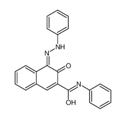 Picture of 3-oxo-N-phenyl-4-(phenylhydrazinylidene)naphthalene-2-carboxamide