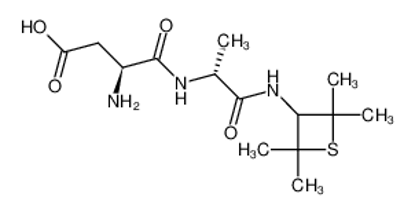 Show details for (3S)-3-amino-4-oxo-4-[[(2R)-1-oxo-1-[(2,2,4,4-tetramethylthietan-3-yl)amino]propan-2-yl]amino]butanoic acid