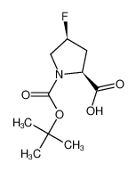 Picture of (2S,4S)-4-fluoro-1-[(2-methylpropan-2-yl)oxycarbonyl]pyrrolidine-2-carboxylic acid