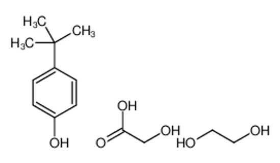 Picture of 4-tert-butylphenol,ethane-1,2-diol,2-hydroxyacetic acid