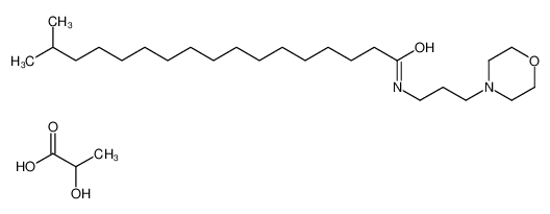 Picture of 2-hydroxypropanoic acid,16-methyl-N-(3-morpholin-4-ylpropyl)heptadecanamide