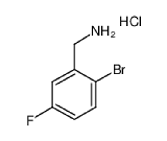 Picture of (2-bromo-5-fluorophenyl)methanamine,hydrochloride