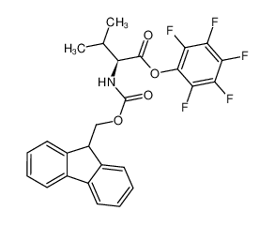Picture of (2,3,4,5,6-pentafluorophenyl) (2S)-2-(9H-fluoren-9-ylmethoxycarbonylamino)-3-methylbutanoate