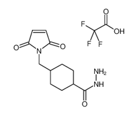 Picture of 4-(MALEIMIDOMETHYL)CYCLOHEXANE-1-CARBOXYL-HYDRAZIDE, TRIFLUOROACETIC ACID