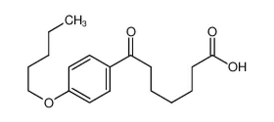 Picture of 7-oxo-7-(4-pentoxyphenyl)heptanoic acid