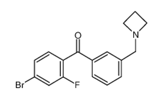 Picture of [3-(azetidin-1-ylmethyl)phenyl]-(4-bromo-2-fluorophenyl)methanone
