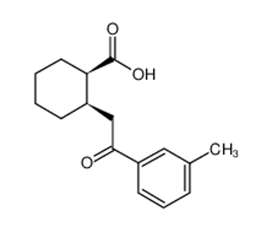 Picture of (1R,2R)-2-[2-(3-methylphenyl)-2-oxoethyl]cyclohexane-1-carboxylic acid