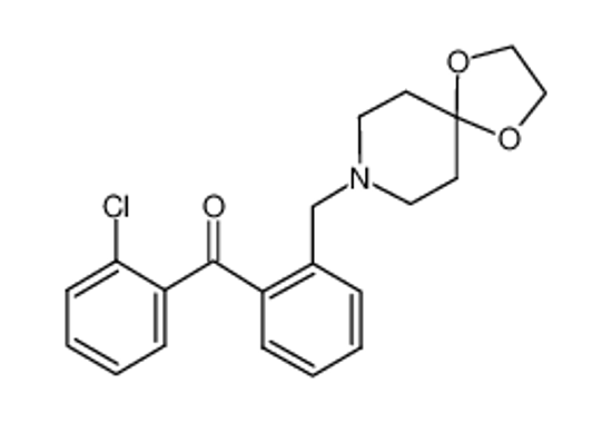 Picture of (2-chlorophenyl)-[2-(1,4-dioxa-8-azaspiro[4.5]decan-8-ylmethyl)phenyl]methanone