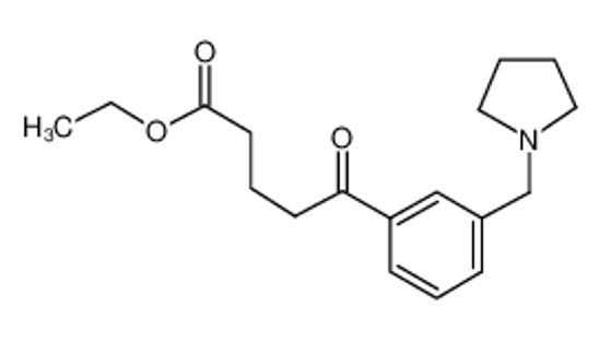 Picture of ethyl 5-oxo-5-[3-(pyrrolidin-1-ylmethyl)phenyl]pentanoate