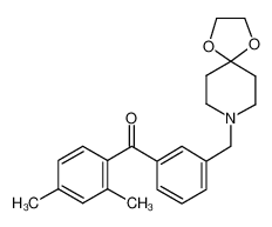 Picture of (2,4-dimethylphenyl)-[3-(1,4-dioxa-8-azaspiro[4.5]decan-8-ylmethyl)phenyl]methanone