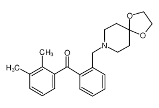 Picture of (2,3-dimethylphenyl)-[2-(1,4-dioxa-8-azaspiro[4.5]decan-8-ylmethyl)phenyl]methanone