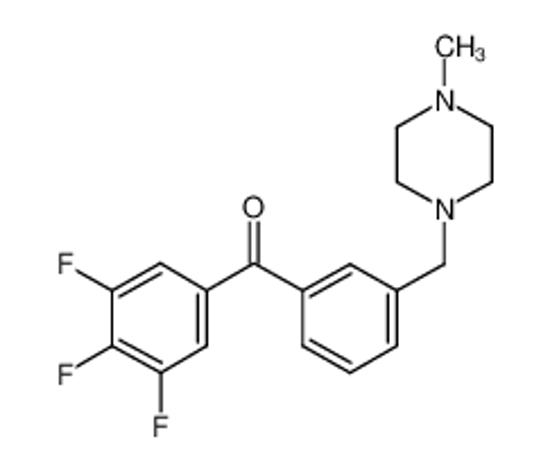 Picture of [3-[(4-methylpiperazin-1-yl)methyl]phenyl]-(3,4,5-trifluorophenyl)methanone