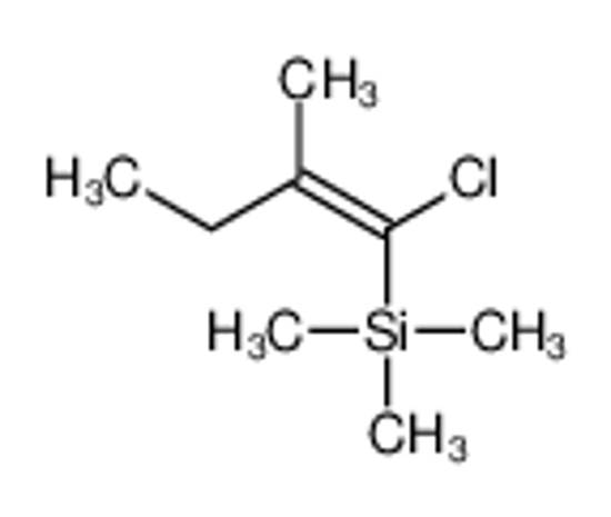 Picture of (1-chloro-2-methylbut-1-enyl)-trimethylsilane