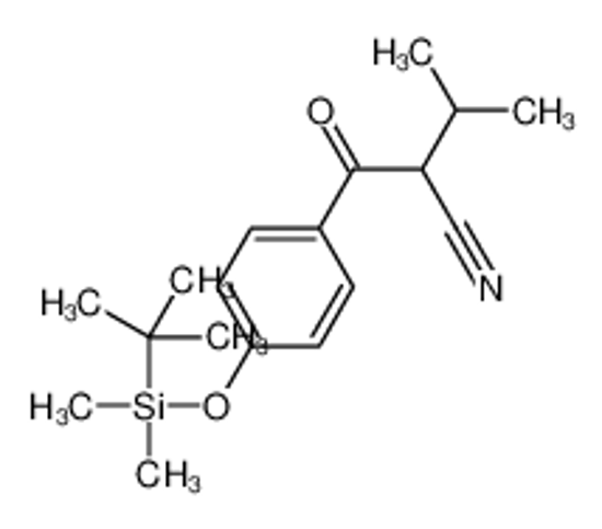 Picture of 2-[4-[tert-butyl(dimethyl)silyl]oxybenzoyl]-3-methylbutanenitrile