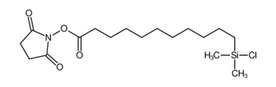 Picture of (2,5-dioxopyrrolidin-1-yl) 11-[chloro(dimethyl)silyl]undecanoate