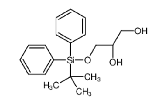Picture of (2S)-3-[tert-butyl(diphenyl)silyl]oxypropane-1,2-diol