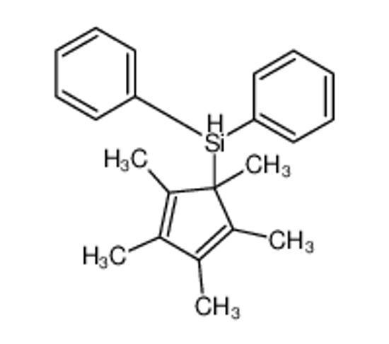 Picture of (1,2,3,4,5-pentamethylcyclopenta-2,4-dien-1-yl)-diphenylsilane