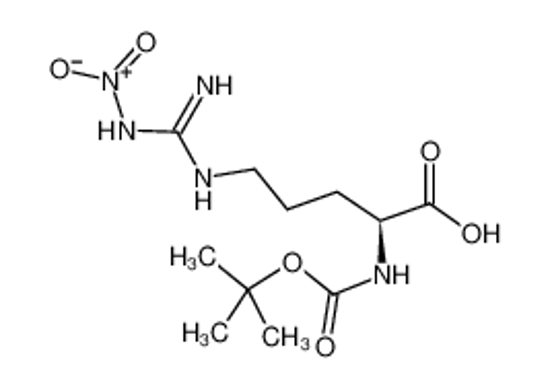 Picture of (2S)-5-[[amino(nitramido)methylidene]amino]-2-[(2-methylpropan-2-yl)oxycarbonylamino]pentanoic acid
