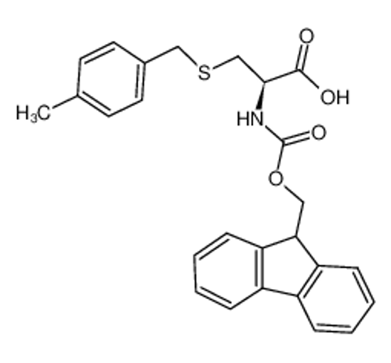 Picture of (2R)-2-(9H-fluoren-9-ylmethoxycarbonylamino)-3-[(4-methylphenyl)methylsulfanyl]propanoic acid