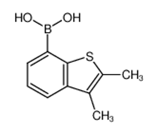 Picture of (2,3-dimethyl-1-benzothiophen-7-yl)boronic acid