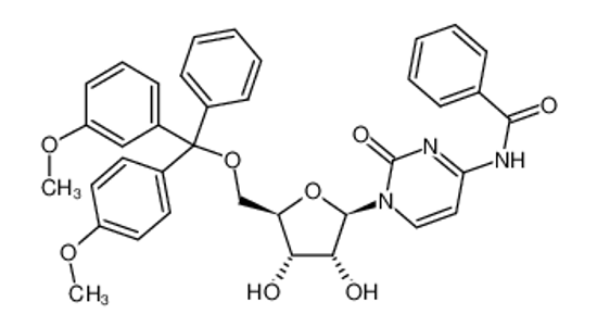 Picture of N-Benzoyl-5'-O-[bis(4-methoxyphenyl)phenylmethyl]cytidine