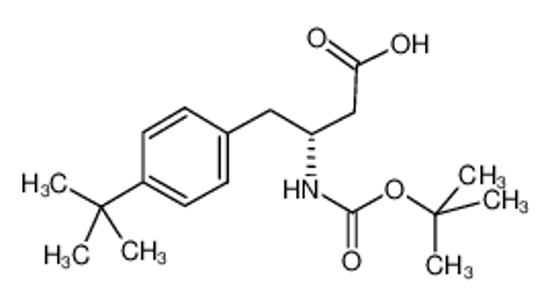 Picture of (2R)-3-amino-4-(4-tert-butylphenyl)-2-[(2-methylpropan-2-yl)oxycarbonyl]butanoic acid