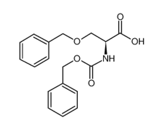 Picture of (2S)-3-phenylmethoxy-2-(phenylmethoxycarbonylamino)propanoic acid