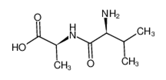 Picture of (2S)-2-[[(2S)-2-amino-3-methylbutanoyl]amino]propanoic acid