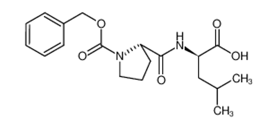 Picture of 4-methyl-2-[(1-phenylmethoxycarbonylpyrrolidine-2-carbonyl)amino]pentanoic acid