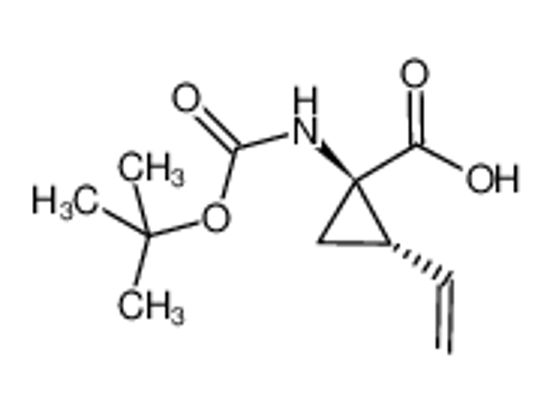 Picture of (1R,2S)-1-tert-Butoxycarbonylamino-2-vinylcyclopropanecarboxylic acid