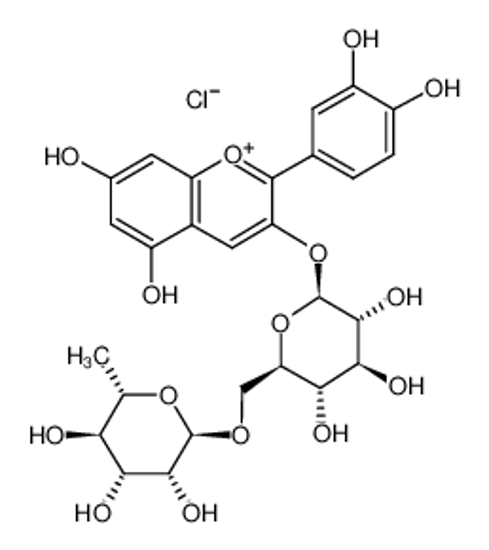 Picture of cyanidin 3-O-rutinoside chloride