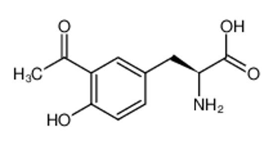 Picture of (2S)-3-(3-ACETYL-4-HYDROXYPHENYL)-2-AMINOPROPANOIC ACID