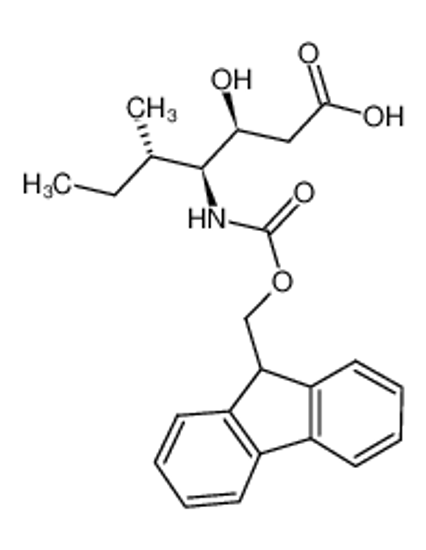 Picture of (3S,4S,5S)-4-amino-2-(9H-fluoren-9-ylmethoxycarbonyl)-3-hydroxy-5-methylheptanoic acid