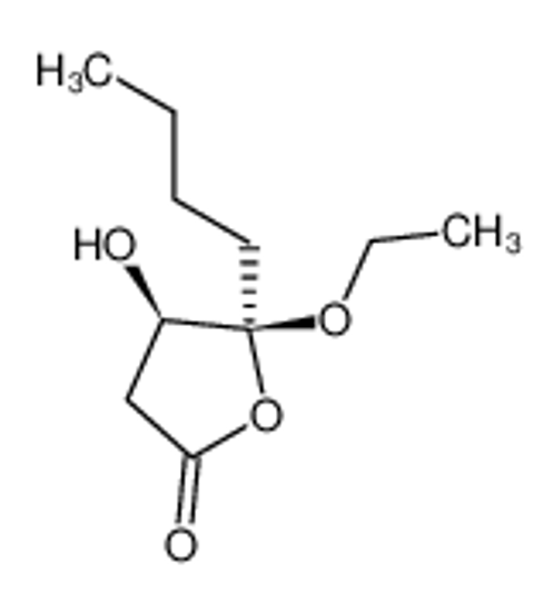 Picture of 2(3H)-Furanone,5-butyl-5-ethoxydihydro-4-hydroxy-,(4R-cis)-(9CI)