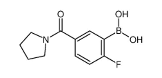 Picture of (2-Fluoro-5-(pyrrolidine-1-carbonyl)phenyl)boronic acid