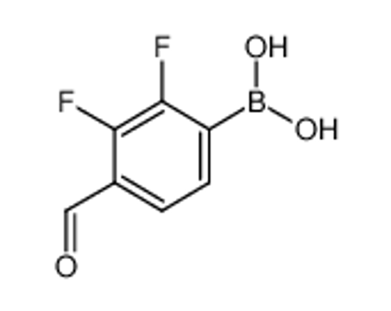 Picture of (2,3-difluoro-4-formylphenyl)boronic acid