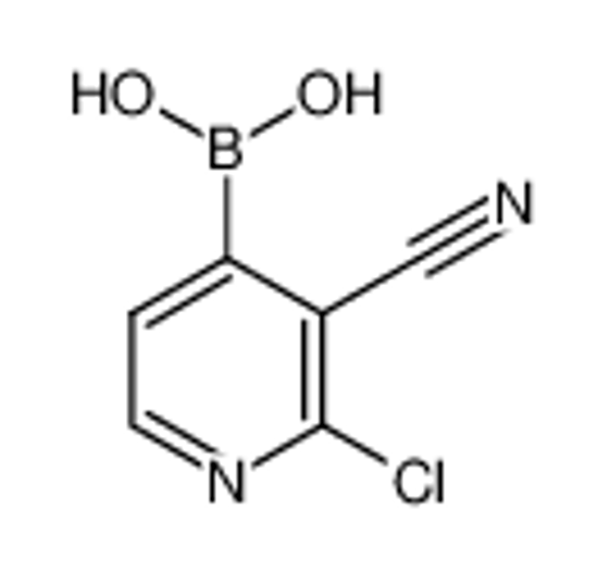 Picture of (2-chloro-3-cyanopyridin-4-yl)boronic acid