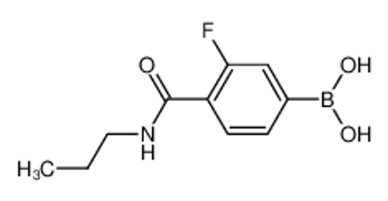 Picture of (3-Fluoro-4-(propylcarbamoyl)phenyl)boronic acid